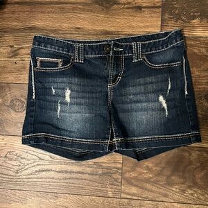 Maurices Dark Wash Jean Shorts